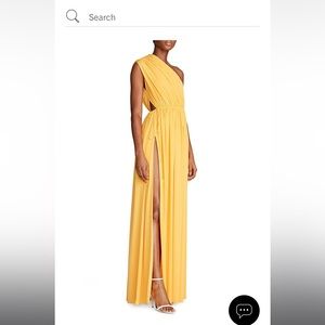 NEVER WORN HALSTON GOWN